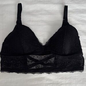 Elegant Black Lace Bralette